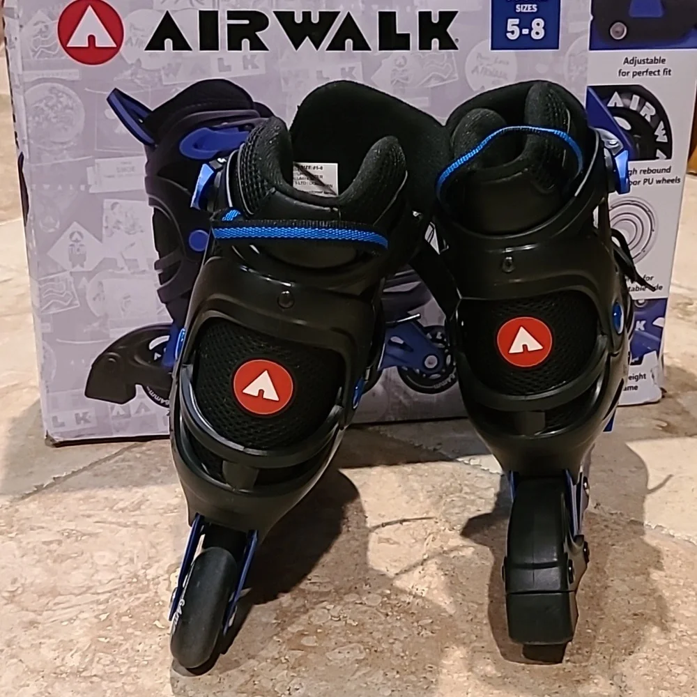 Airwalk Inline Rollerblades Skates Youth Sz 5 - 8 - Picture 5 of 5